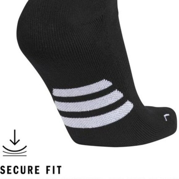 adidas AEROREADY Soccer Socks 2-Pack Black NWT Stocking Stuffer Holiday Gift - Picture 7 of 11